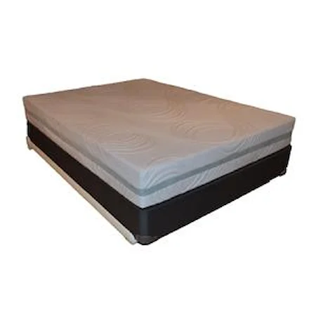 Queen 9600 Cool Reflections Gel Memory Foam Mattress